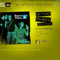 Rotary Phone Home web design