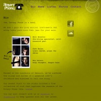 Rotary Phone Bio web design